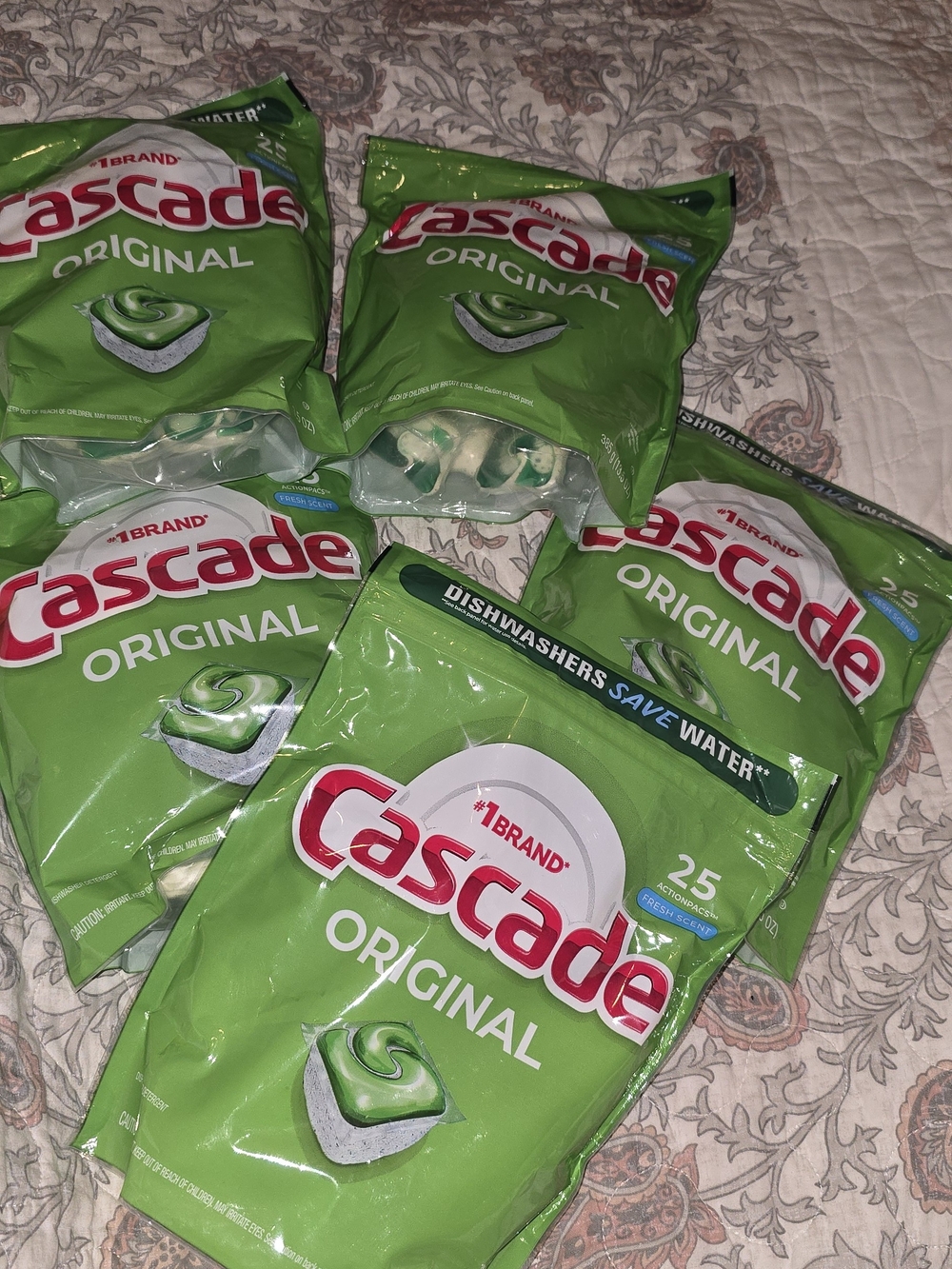 Cascade Original Dishwasher Detergent Pods - Green